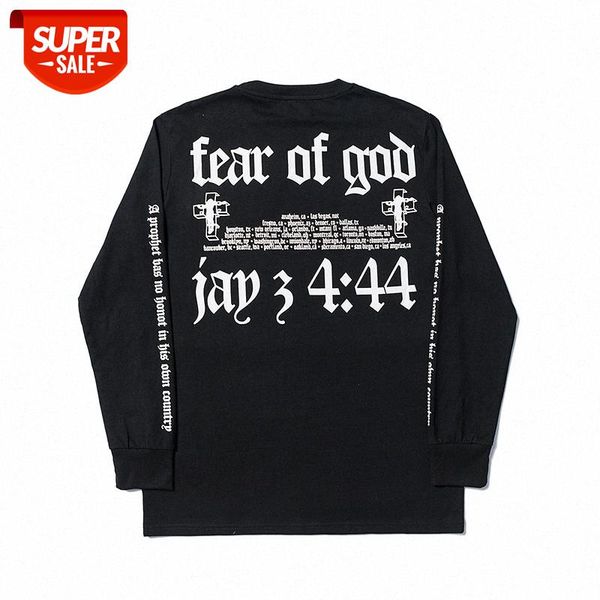 

fog fear of god xjayz maxfield concert joint limited oversized longsleeved tshirt zp8g, Black
