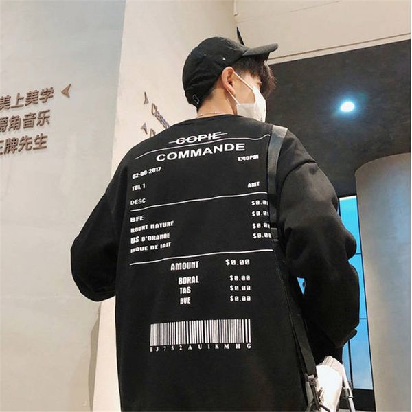 

2021 new pullover hip hop solid men women o-neck streetwear autumn revenge hoodie sweat homme kanye hoodies sweatshirts males bv94, Black