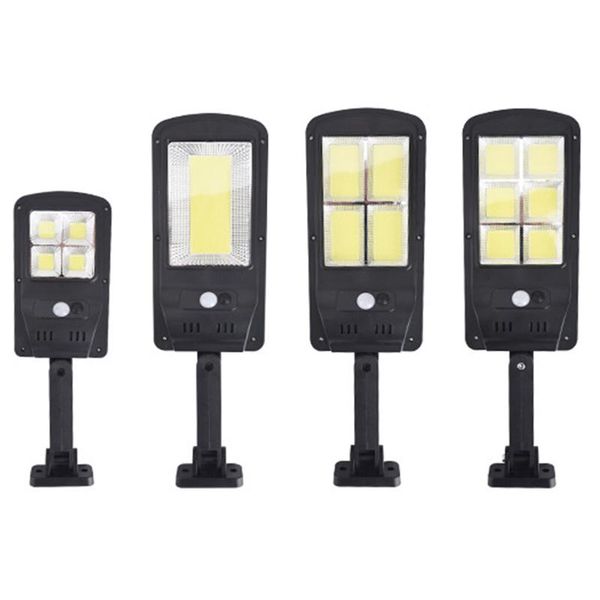 

outdoor solar charging cob street light ip65 waterproof sensor wall lamp garden security lights for courtyard porch fence garage