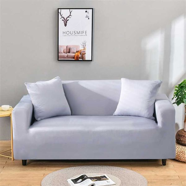 Elastic Stretch Sofa Cover para sala de estar Universal Cadeira Slipcovers Secretal Sofá Capa L Forma Poltrona Capa 1/2/3/4 Assento 211102