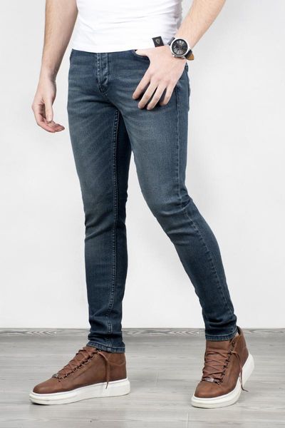 

men's jeans deepsea lycra slim fit denim pants 2001915, Blue