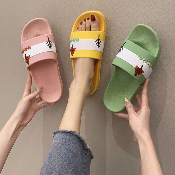 

slippers casual shoes woman 2021 platform pantofle low luxury summer massage flat soft slides rubber pu rome basic, Black