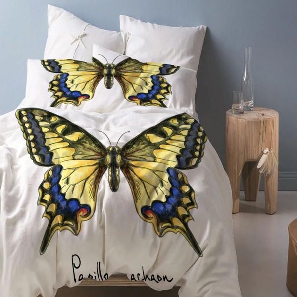 

bedding sets fashion butterfly home textiles single bed double duvet cover pillow case sheet boy girl set