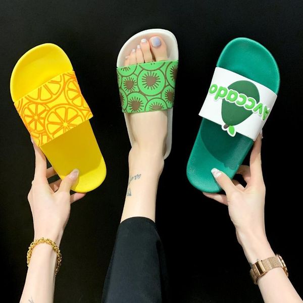

slippers women wear 2021 new net red beach shoes summer korean fashion couples flat-bottomed slippers men sandals and, Black
