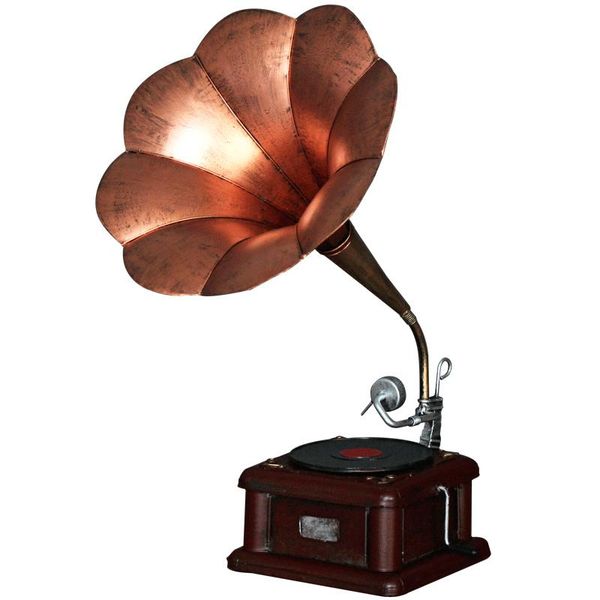 

decorative objects & figurines record player phonograph european style wine cabinet home decoration accessories bar props retro orname