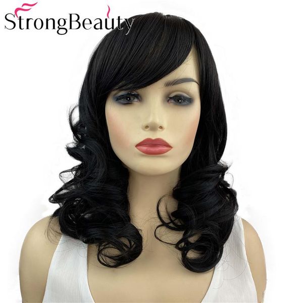 

synthetic wigs strongbeauty long wavy wig black women hair heat resistant