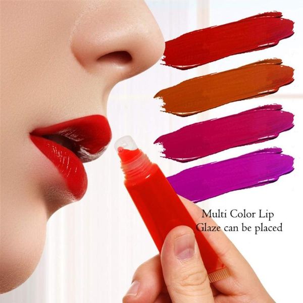 

storage bottles & jars 20pcs/lot 8ml empty lip gloss tubes lipstick tube soft makeup tool squeeze clear lipgloss container bottle