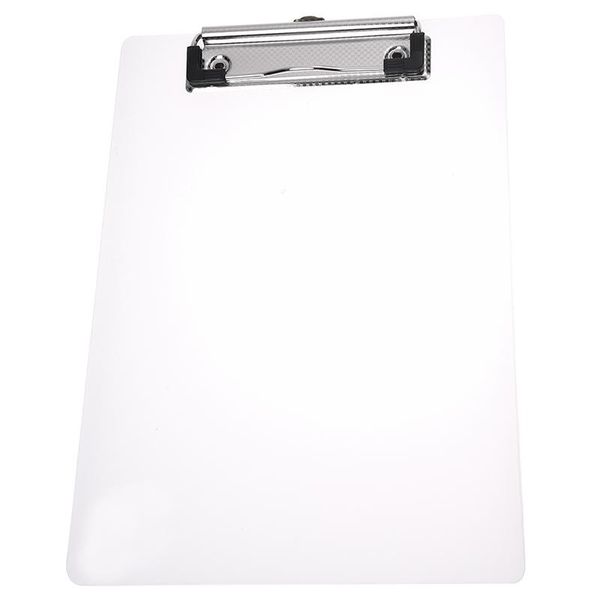 

filing supplies hfes clipboard plate door translucent block clip for paper a5 office