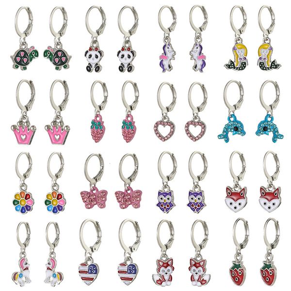 

animal oil earrings fashion earrings women's set ear buckle, Golden