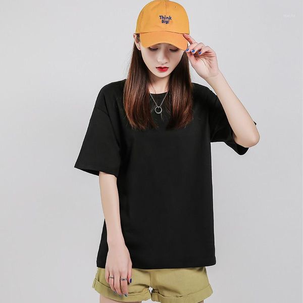 

brand womens 95% cotton t-shirt pure color short sleeve women t shirt for female slim woman shirts clothing yoga outfit