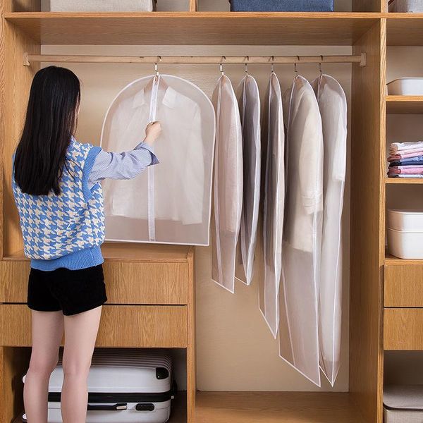 

clothing & wardrobe storage 5 pcs long clothes dust cover short household waterproof dress protector four seasons general