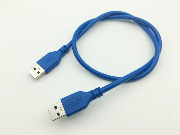 

usb 3.0 cables 5gbps type a male to type a male 6ft 0.6m extension data sync cord cable blue color for mining