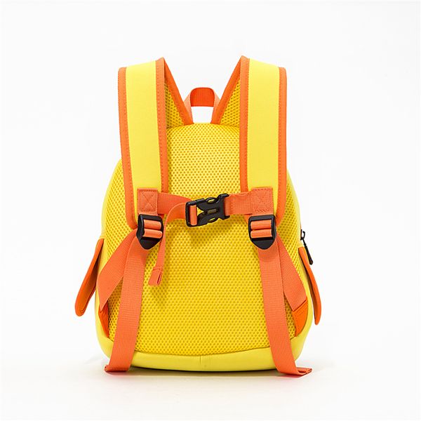 

2021 new 3d yellow duck school bags for boys girls waterproof animals schoolbag kids backpacks mochilas escolares infantiles