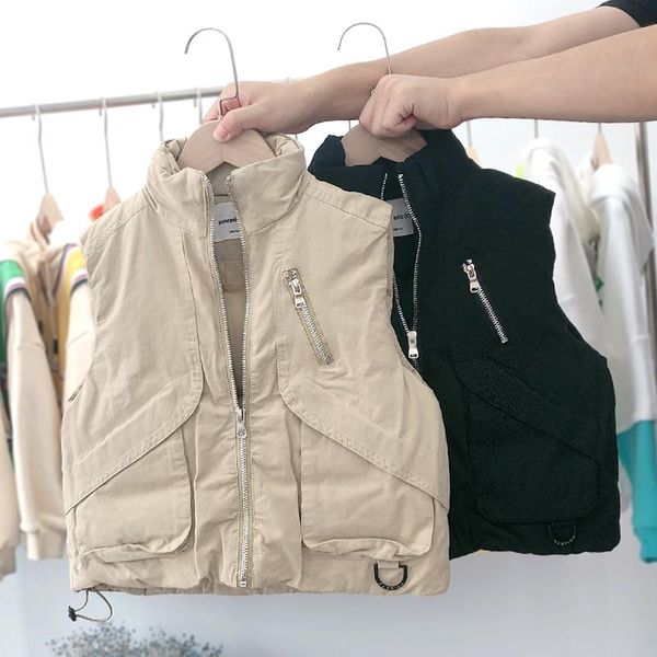 

waistcoat boys wadded vest coat autumn winter baby kids casual cotton padded children sleeveless jacket thick outerwearb398, Camo