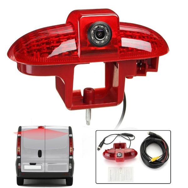 

car rear view cameras& parking sensors hd camera reverse backup led third brake light night vision pal for trafic 2001-2014