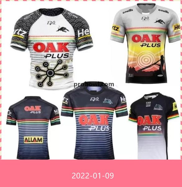

2021 fashion penrith panthers indigenous rugby jerseys home jersey national league australia n r  shirts size s-3xl 8548, Black;gray