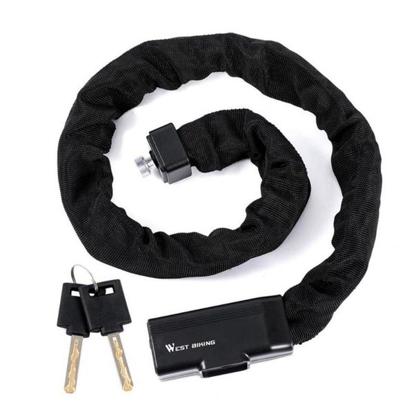 

bike locks bicycle chain lock thickened core anti-drilling compact mountain road safety outdoor
