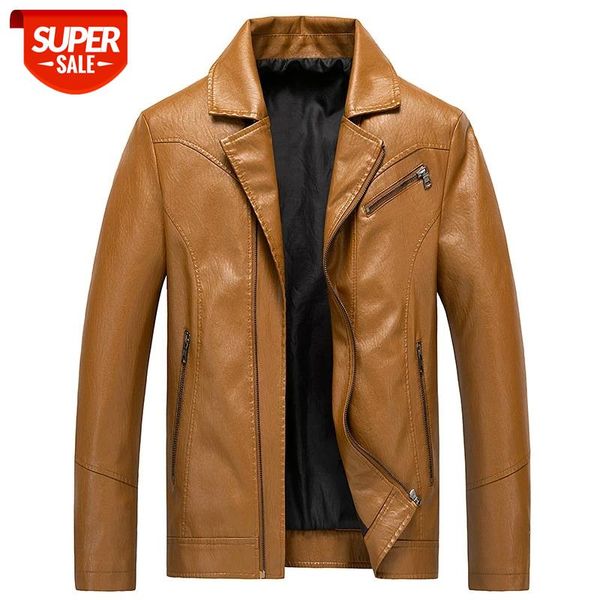 

plus size m-4xl casual motorcycle faux leather jacket coat men 2019 autumn casual pu leather coat jaqueta de couro masculina #id4j, Black;brown