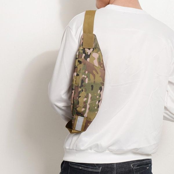 

waist fashion neutral bag nylon zipper riding messenger sports bag men chest phone waterproof casual hiking waist1 fqqqx, Red;black