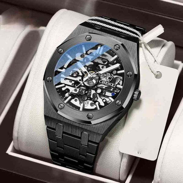 

watches hollow mechanical out automatic mechanical the man gentlemen, Slivery;brown