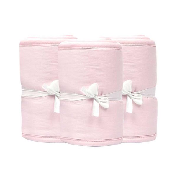 

bedding sets 3pcs/set safe teething breathable solid padded cover chewing multifunction full wrap home bedroom baby crib bumper protector