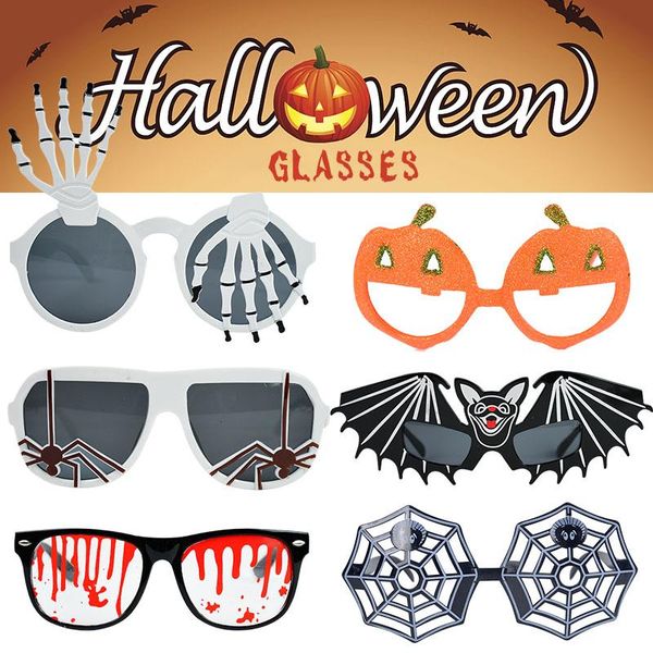 

party decoration halloween creative pumpkin demon scary glasses for children masquerade po props