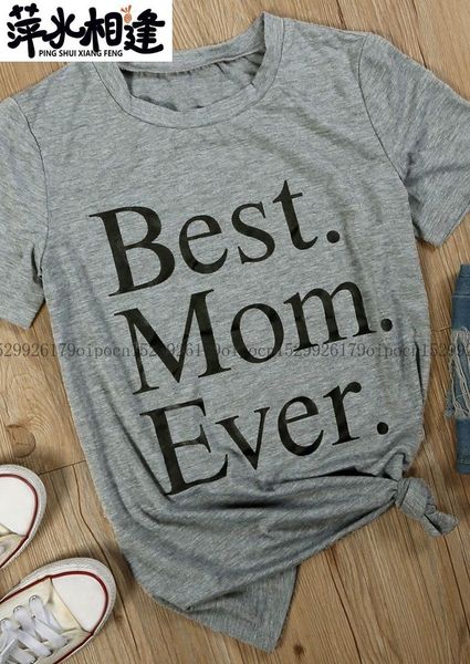 

women's t-shirt mom ever funny slogan women fashion tees mother gift thanksgiving grunge summer cotton tumblr aesthetic shirt, White