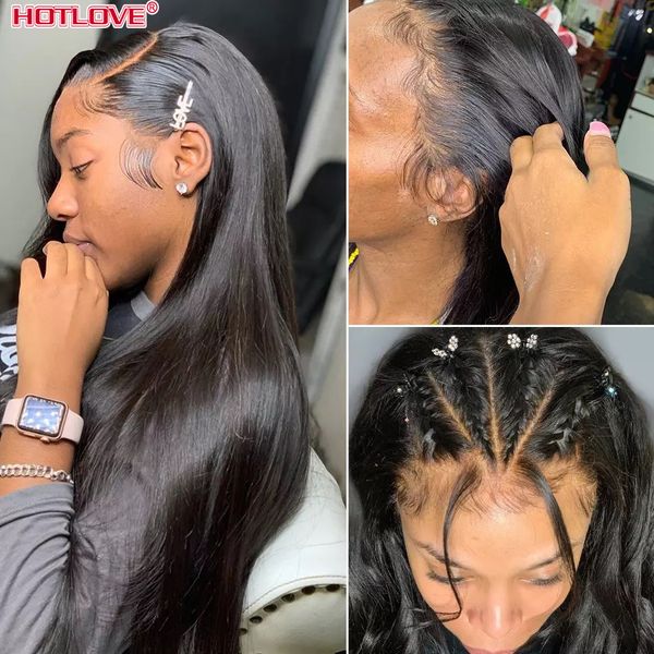 

13x6 lace front human hair wigs for black women 150% density brazilian straight hair lace frontal wigs with baby hair remy hairfactory direc