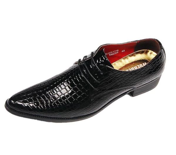 

mens dress shoes luxury mens pointed toe shoes casual driving oxfords shoes mens loafers moccasins italian for men 38-44, Black