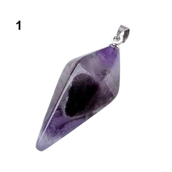 

wholesale- 2015 sell fashion and cute pendulum healing dowsing reiki chakra crystal pendant for cha jlltre insyard, Black