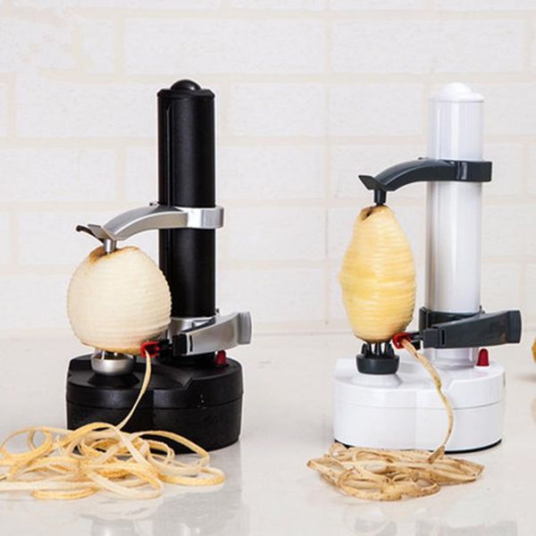 

electric peelers 1pc spiral apple peeler cutter slicer fruit potato peeling automatic battery operated machine with charger eu plug