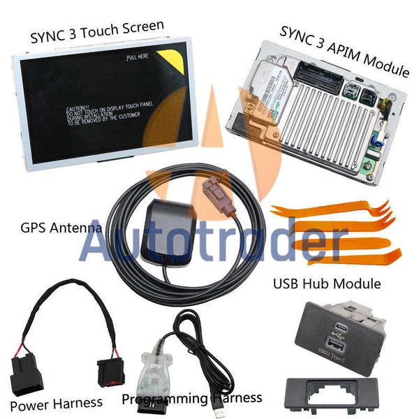 

tr4 stem factory sync 2 to sync 3 upgrade carplay kit fit for sync3 apim eu mapversion3.4