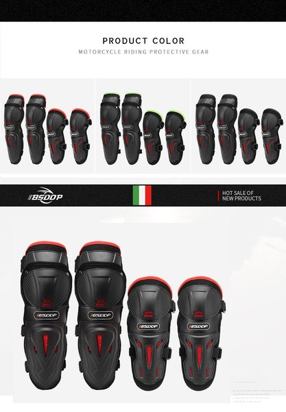 

4pcs motorcycle knee pads elbow pads protective gear off-road motorbike arm knee protection sports riding protective gear
