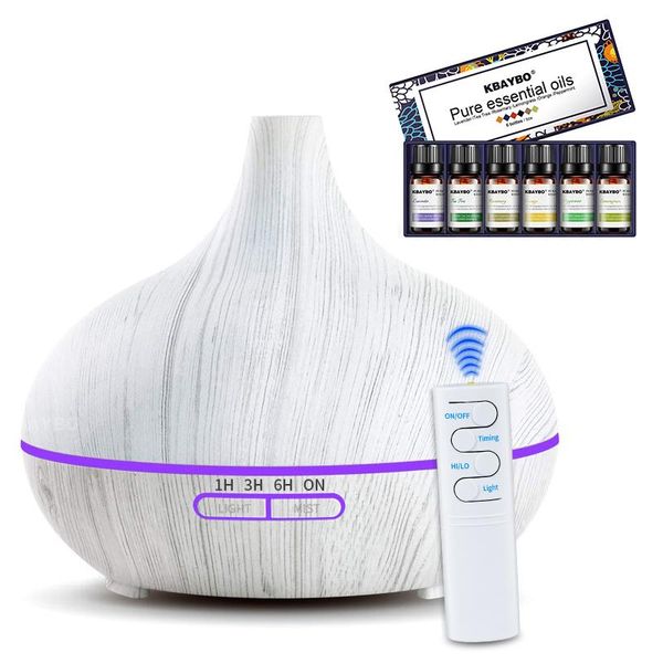 

humidifiers 550ml essential oil diffuser ultrasonic air humidifier with white grain led lights cool mist for office home