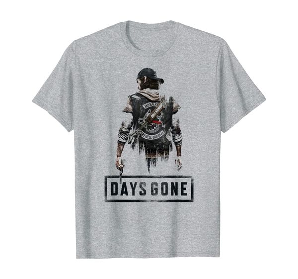 

days gone game gift t-shirt for man women and kids, White;black