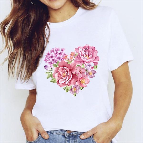 

and women love flower watercolor mens t shirt 90s cute clothing print lady graphic ladies female tee, White;black