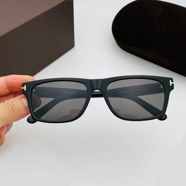 Occhiali da sole TF678 Rectangle Uomo 2021 Occhiali da sole di marca di design di lusso Acetato forte spesso