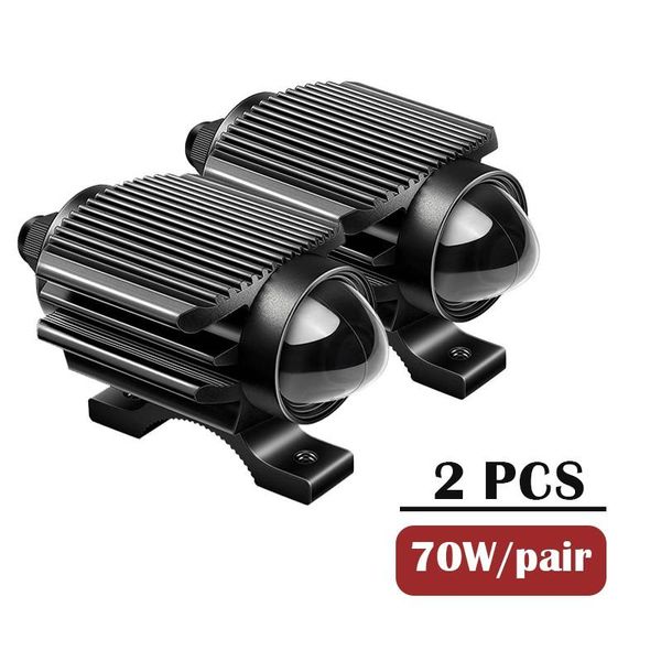 

car headlights 2pcs 70w motorcycle led lights motion spotlight laser