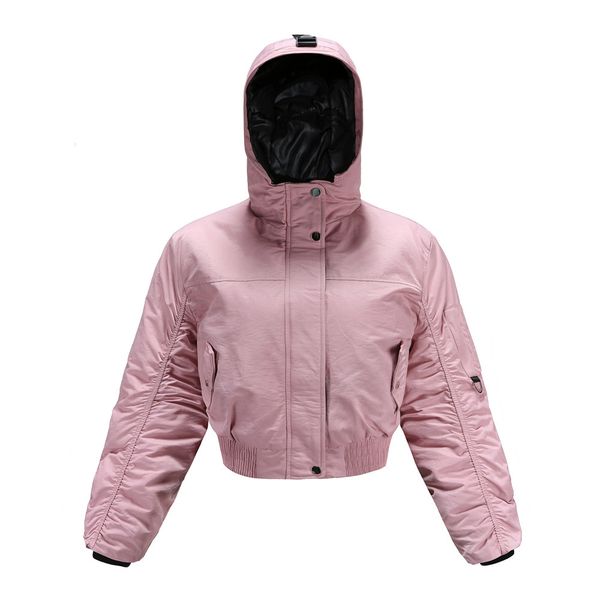 

women winter jackets bomber coats windbreaker hooded warm parkas 2020 female thick outwears solid plus size casual jackets ll045 6uh5, Black