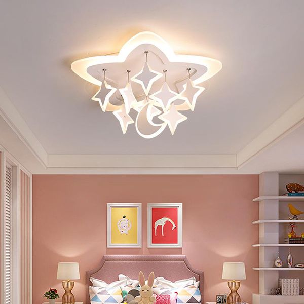 

chandeliers acrylic stars creative personality led chandelier bedroom living room dining study warm fashion modern