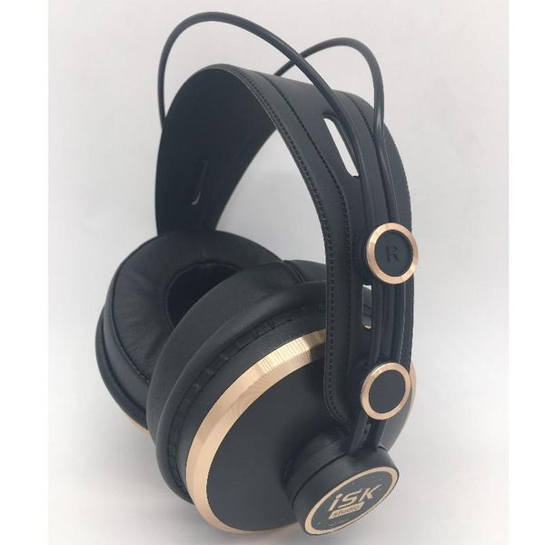 

headphones & earphones isk hd9999 monitor headphone fully enclosed monitoring earphone dj/audio mixing/recording studio headset,signal cable
