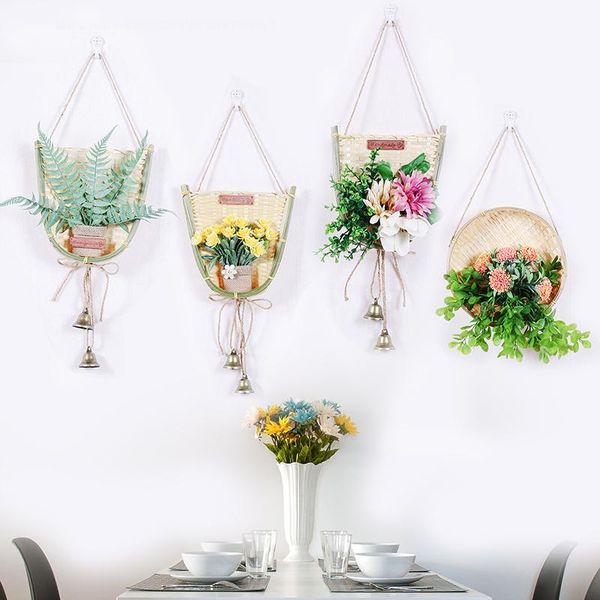 

creative bamboo weaving shop door ornaments hang sitting room widgets household wall hanging decorations crafts creative gifts