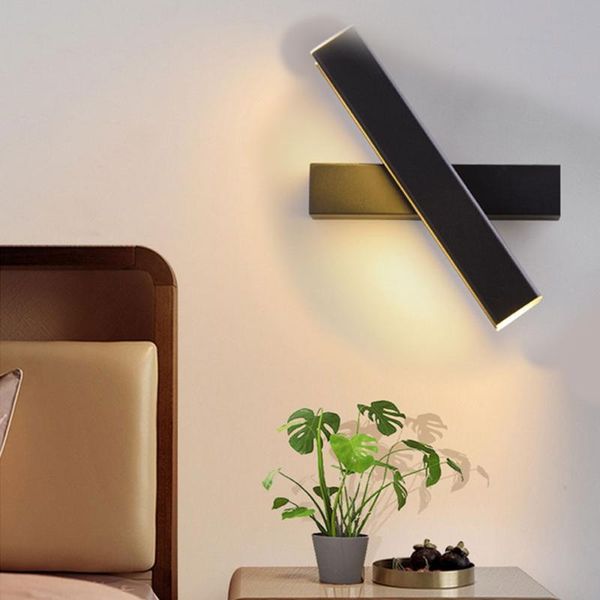 

wall lamp rotating light led indoor lamps rotation adjustable switch modern sconce with stair fixture hal