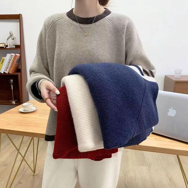 

women's sweaters no. 4 in room 215845, 6] will spread out under the collar buttons fork round sweater [1229] 46, White;black