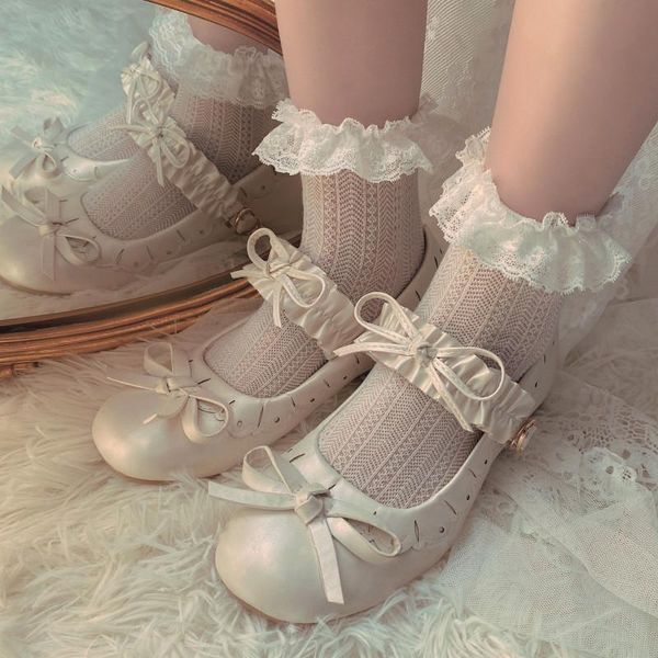 

other event & party supplies lolita french hollow out lace ruffles kawaii princess crystal cotton socks japanese soft sister student exquisi