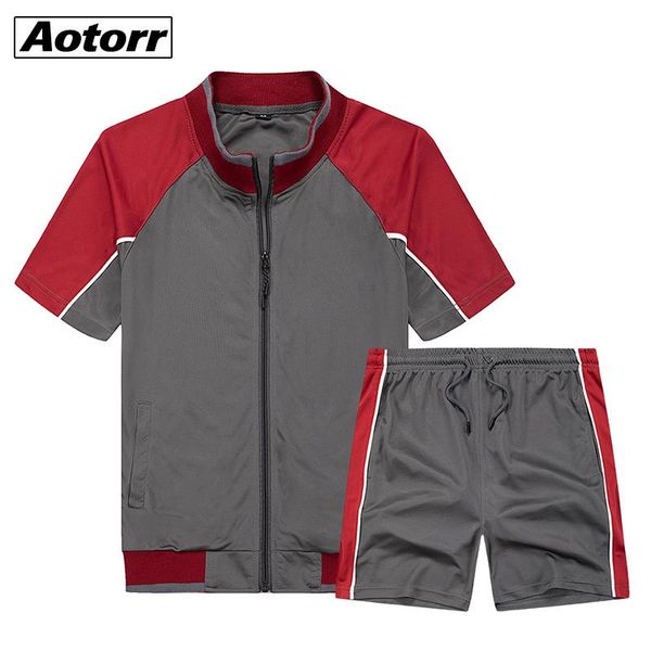 

men's tracksuits fashion styles mens sets hip hop clothes streetwear summer outfit male t-shirt pants two pieces hip-hop set casual tra, Gray
