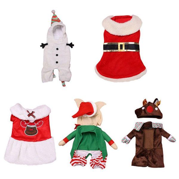 

cat costumes cosplay christmas suit dog clothes for small dogs winter costume puppy dress / jacket year pet chihuahua clothing