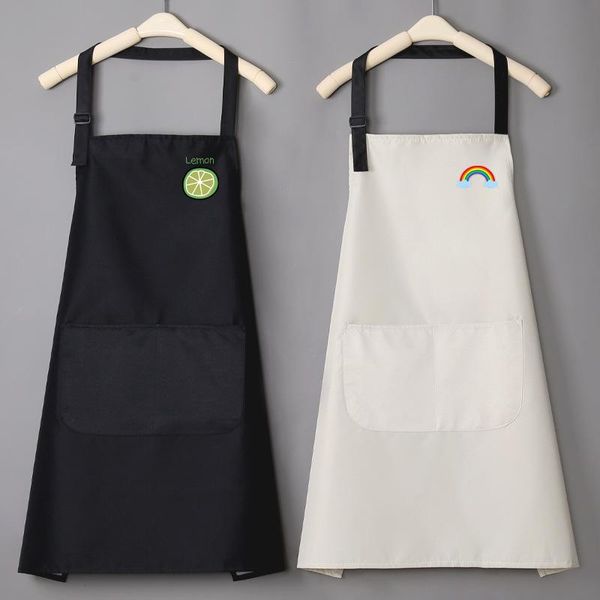 

aprons water and oil proof for home kitchen accessories apron household daily necessities japanese women's work clothes