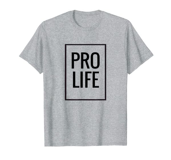 

pro life choose life t-shirt, White;black