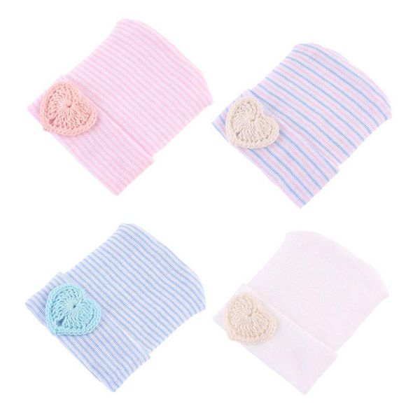 

caps & hats 4 pack born hat infant baby soft cute nursery beanie, Yellow